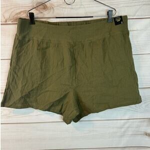 One 5 One Green High Rise Pullon Shorts Size XXL